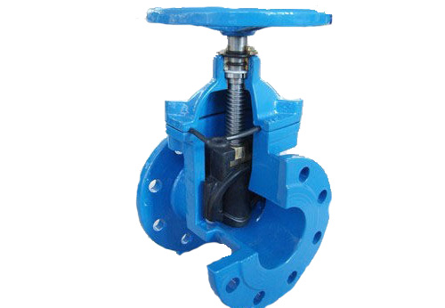 軟密封閘閥內部結構圖