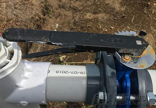 墨西哥某公司采購(gòu)般德手柄對(duì)夾蝶閥產(chǎn)品